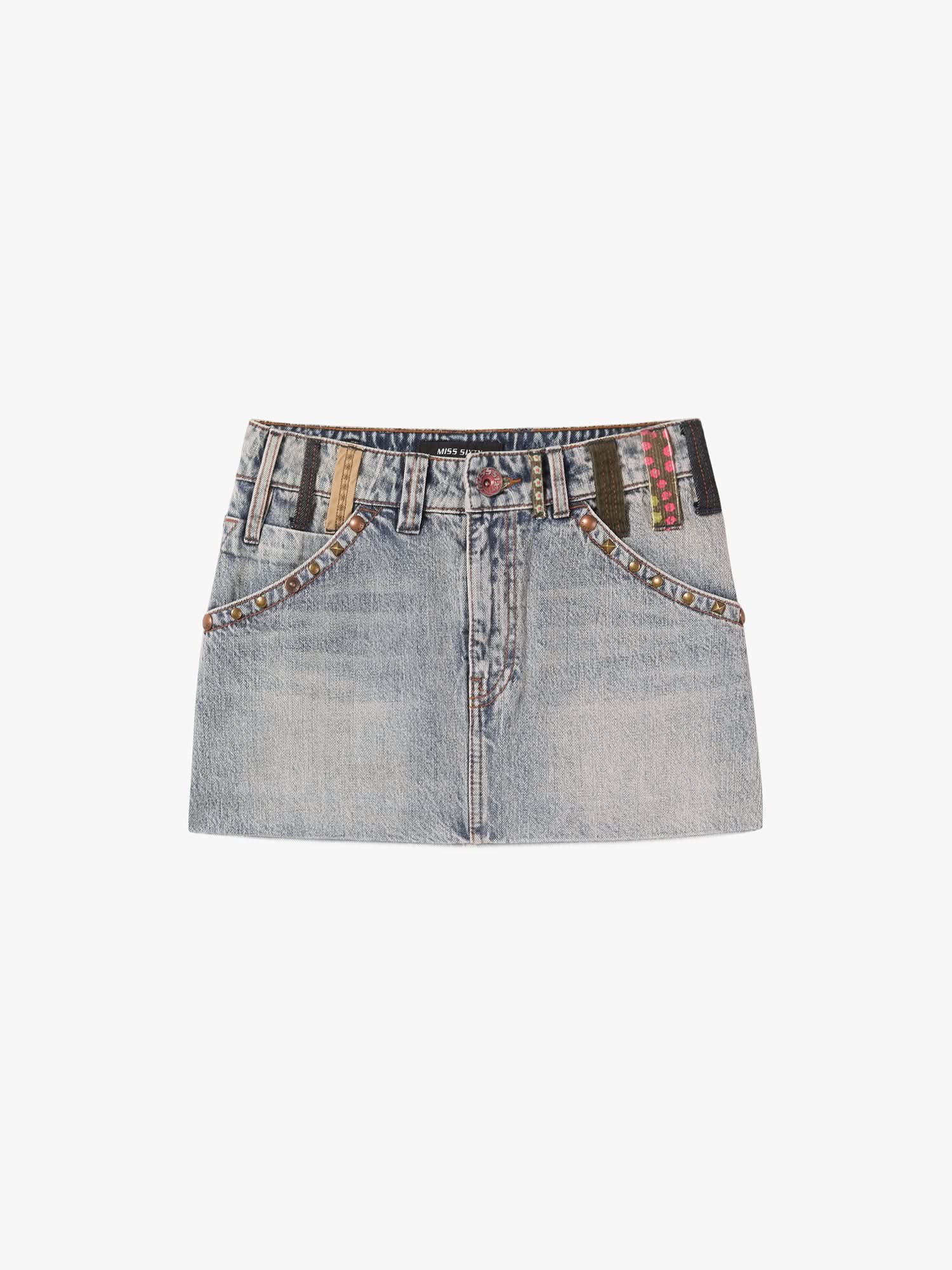 Denim Mini Skirt