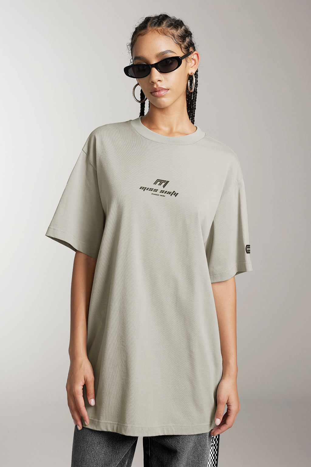 Relaxed Short Sleeves T-Shirt With Racing-Inspired Print