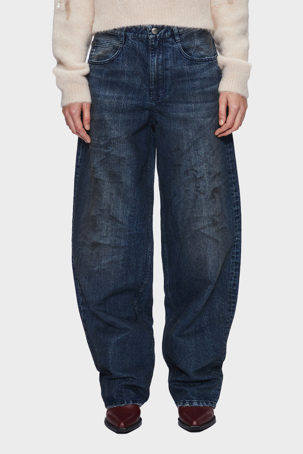 Vintage Blue Wide Leg Jeans