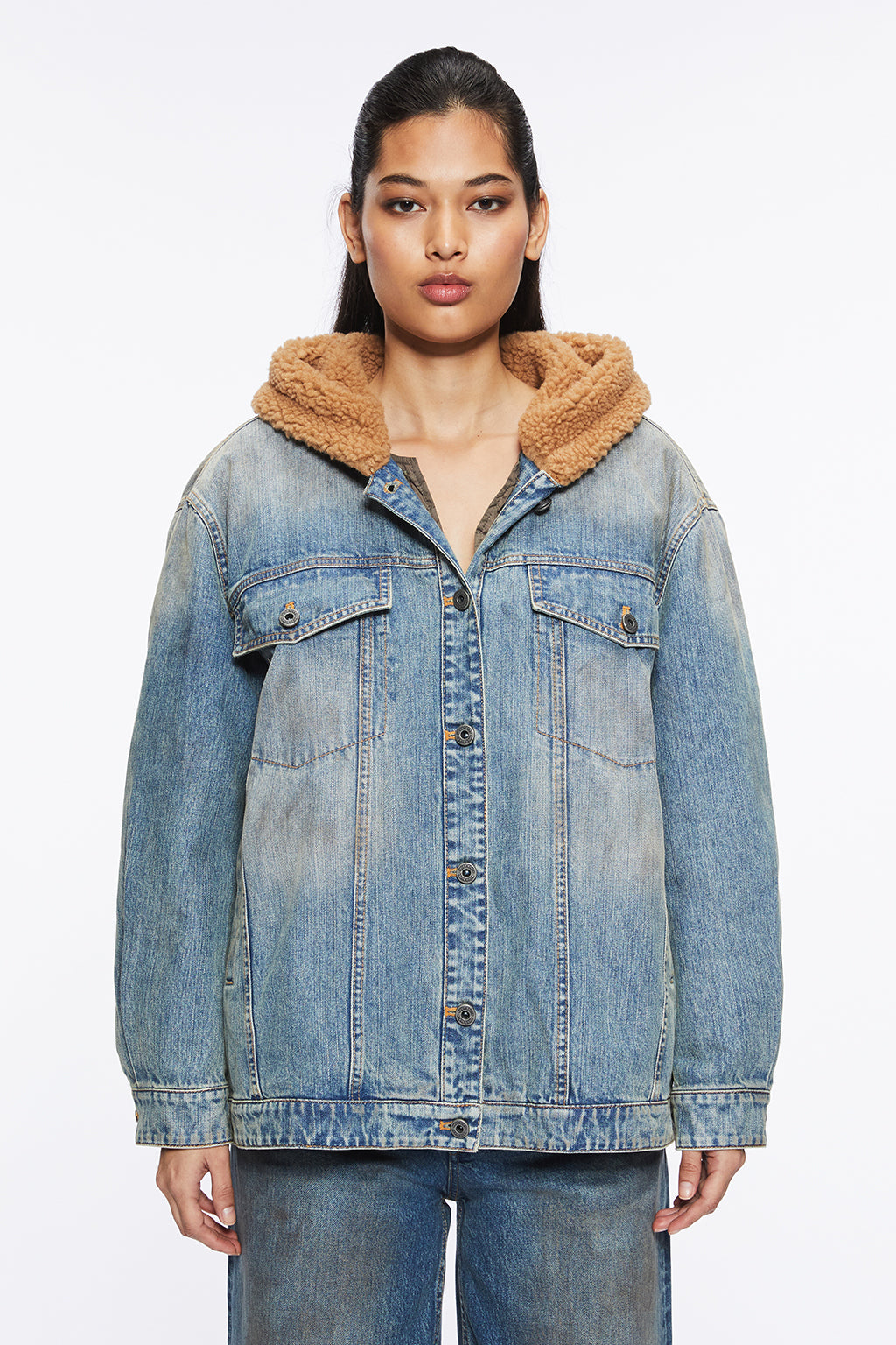 Vintage Cropped Denim Jacket