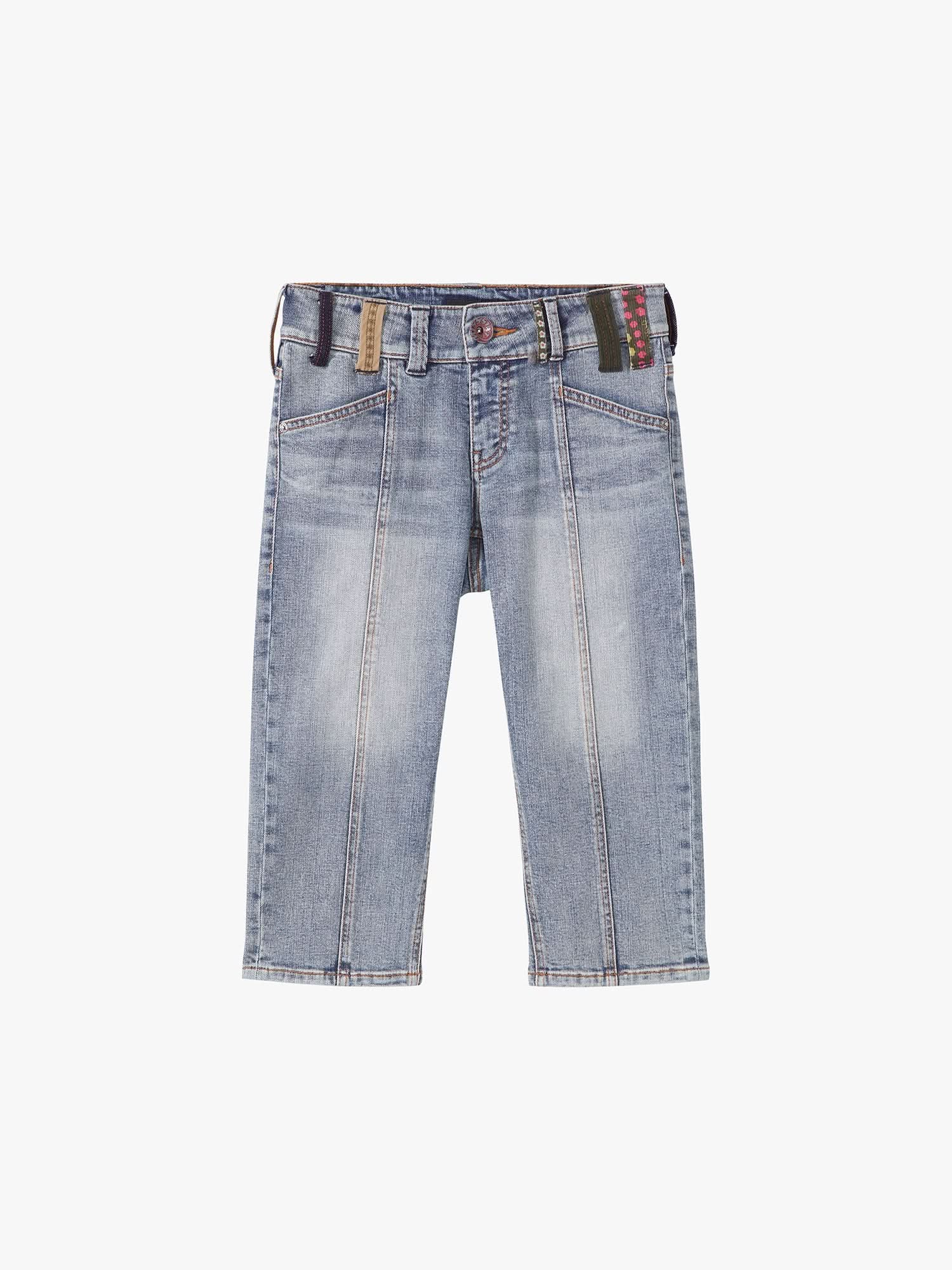Vintage Denim Capri Pants